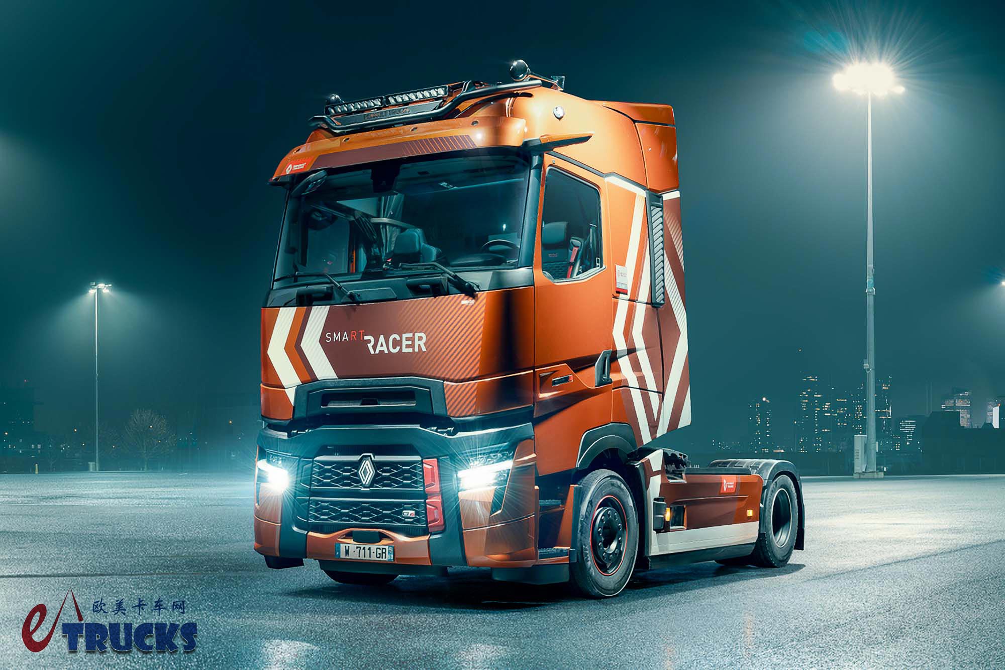 油耗降低14%!法式情调结合顶尖科技,雷诺卡车最强战力:T-High Smart Racer特别版车型了解一下 | 欧美卡车网