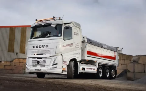 沃尔沃FH Aero变身自卸车，还用平顶驾驶室！