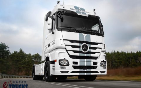 15年前的奔驰顶级旗舰！全球限量500台，奔驰Actros White Liner限量版卡车实拍