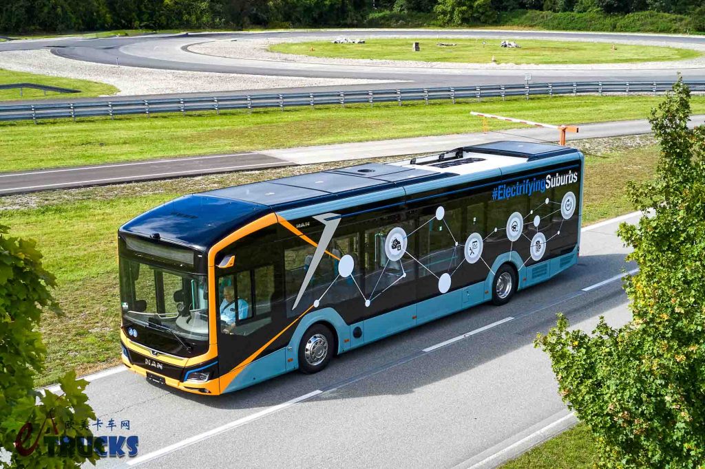 2025Busworld客车展｜纯电动城市客车“换皮”？城乡通用的曼恩Lion’s City E LE纯电动客车