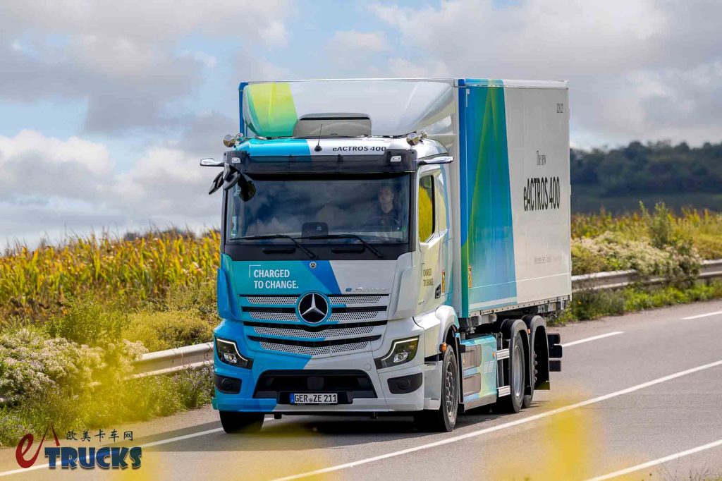 旗舰车型技术下放，奔驰发布全新一代eActros 400电动卡车