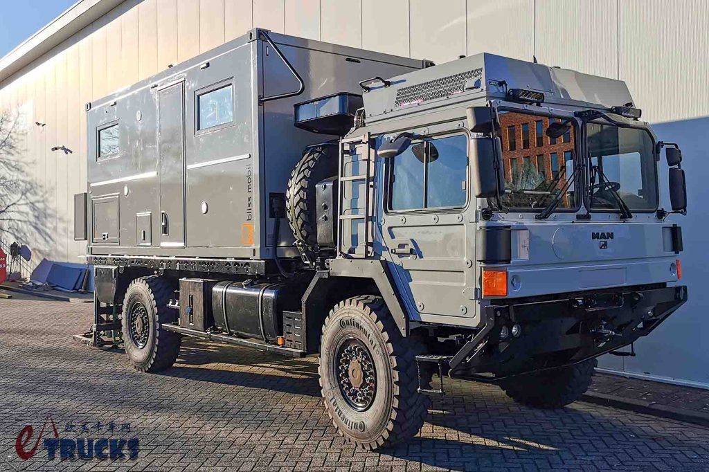 这才是男人的大玩具！曼恩HX军用卡车底盘打造，Bliss Mobil越野房车实拍