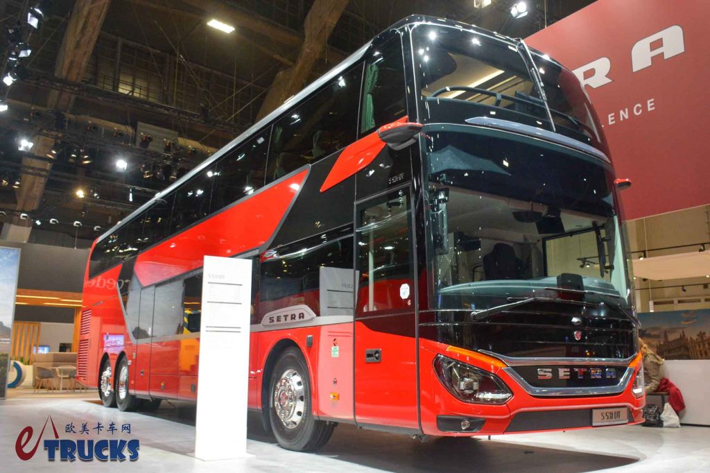 2025Busworld客车展｜双层豪华大巴巅峰水准！厨房卫生间全都有？展会实拍赛特拉S 531 DT双层巴士