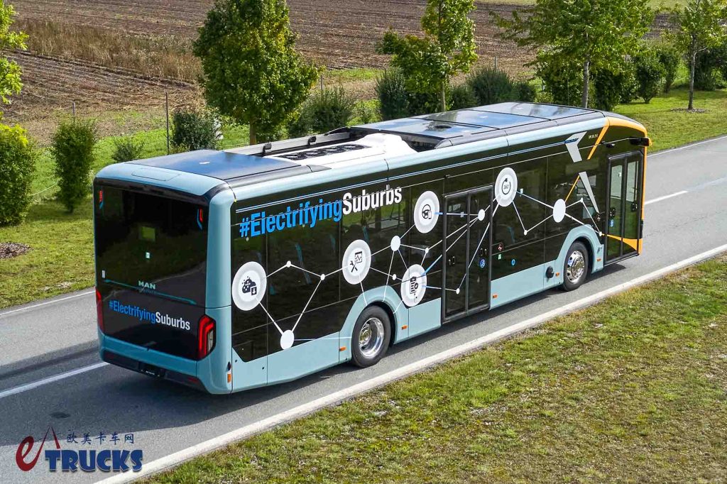 2025Busworld客车展｜纯电动城市客车“换皮”？城乡通用的曼恩Lion’s City E LE纯电动客车
