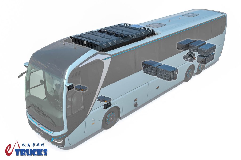 2025Busworld客车展｜续航高达650公里？曼恩Lion’s Coach 14E纯电动旅游巴士来袭！和国产比起来如何？