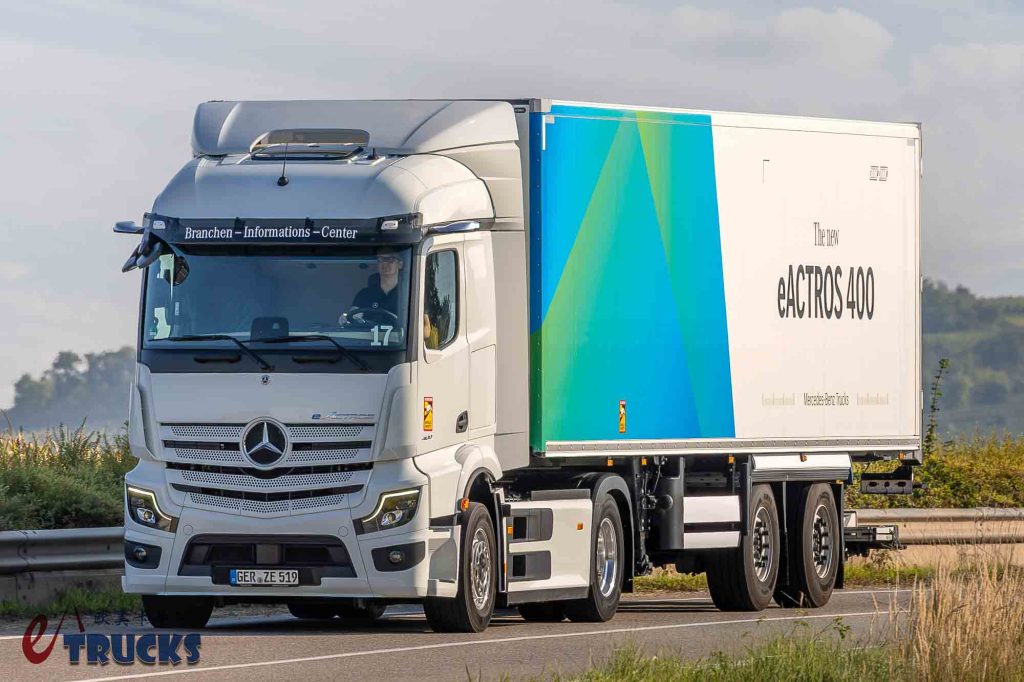 旗舰车型技术下放，奔驰发布全新一代eActros 400电动卡车