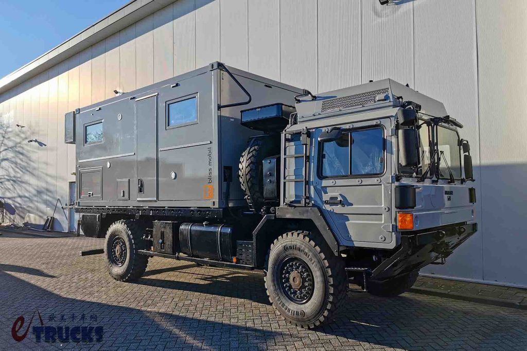 这才是男人的大玩具！曼恩HX军用卡车底盘打造，Bliss Mobil越野房车实拍