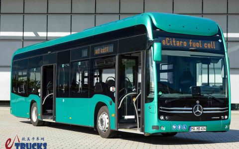 2025Busworld客车展｜氢电增程混合动力？续航高达700公里！奔驰eCitaro Fuel Cell城市客车实拍