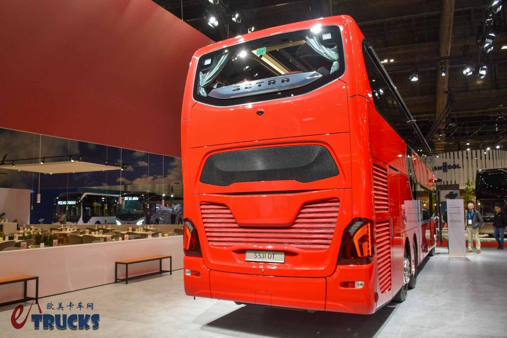 2025Busworld客车展｜双层豪华大巴巅峰水准！厨房卫生间全都有？展会实拍赛特拉S 531 DT双层巴士