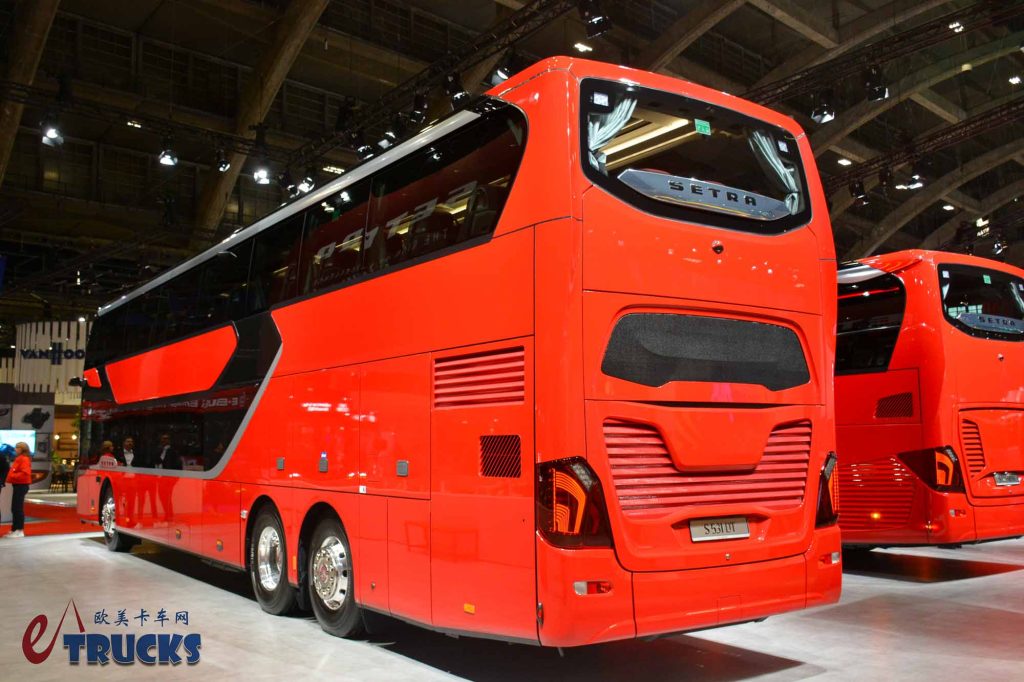 2025Busworld客车展｜双层豪华大巴巅峰水准！厨房卫生间全都有？展会实拍赛特拉S 531 DT双层巴士