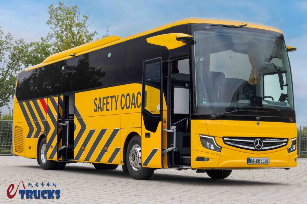 2025Busworld客车展｜它是最安全的豪华巴士？十余项主动安全功能加身，奔驰Tourismo Safety Coach来袭