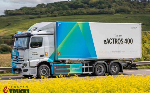 旗舰车型技术下放，奔驰发布全新一代eActros 400电动卡车
