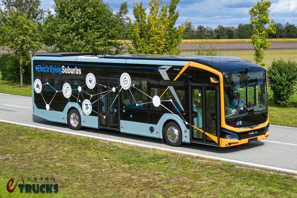 2025Busworld客车展｜纯电动城市客车“换皮”？城乡通用的曼恩Lion’s City E LE纯电动客车