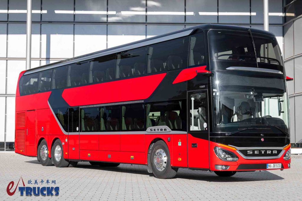 2025Busworld客车展｜双层豪华大巴巅峰水准！厨房卫生间全都有？展会实拍赛特拉S 531 DT双层巴士