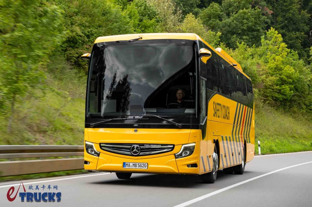 2025Busworld客车展｜它是最安全的豪华巴士？十余项主动安全功能加身，奔驰Tourismo Safety Coach来袭