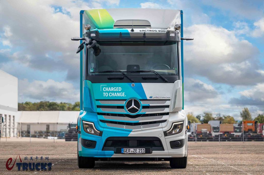 旗舰车型技术下放，奔驰发布全新一代eActros 400电动卡车
