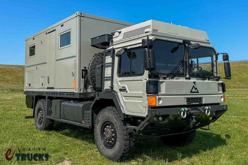 这才是男人的大玩具！曼恩HX军用卡车底盘打造，Bliss Mobil越野房车实拍
