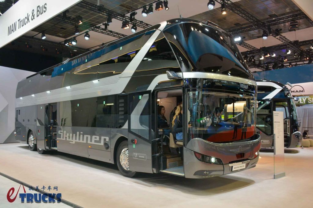 2025Busworld客车展｜尼奥普兰巅峰之作，全球限量30台！Auwärter版Skyliner双层豪华巴士来袭，都有哪些不一样？