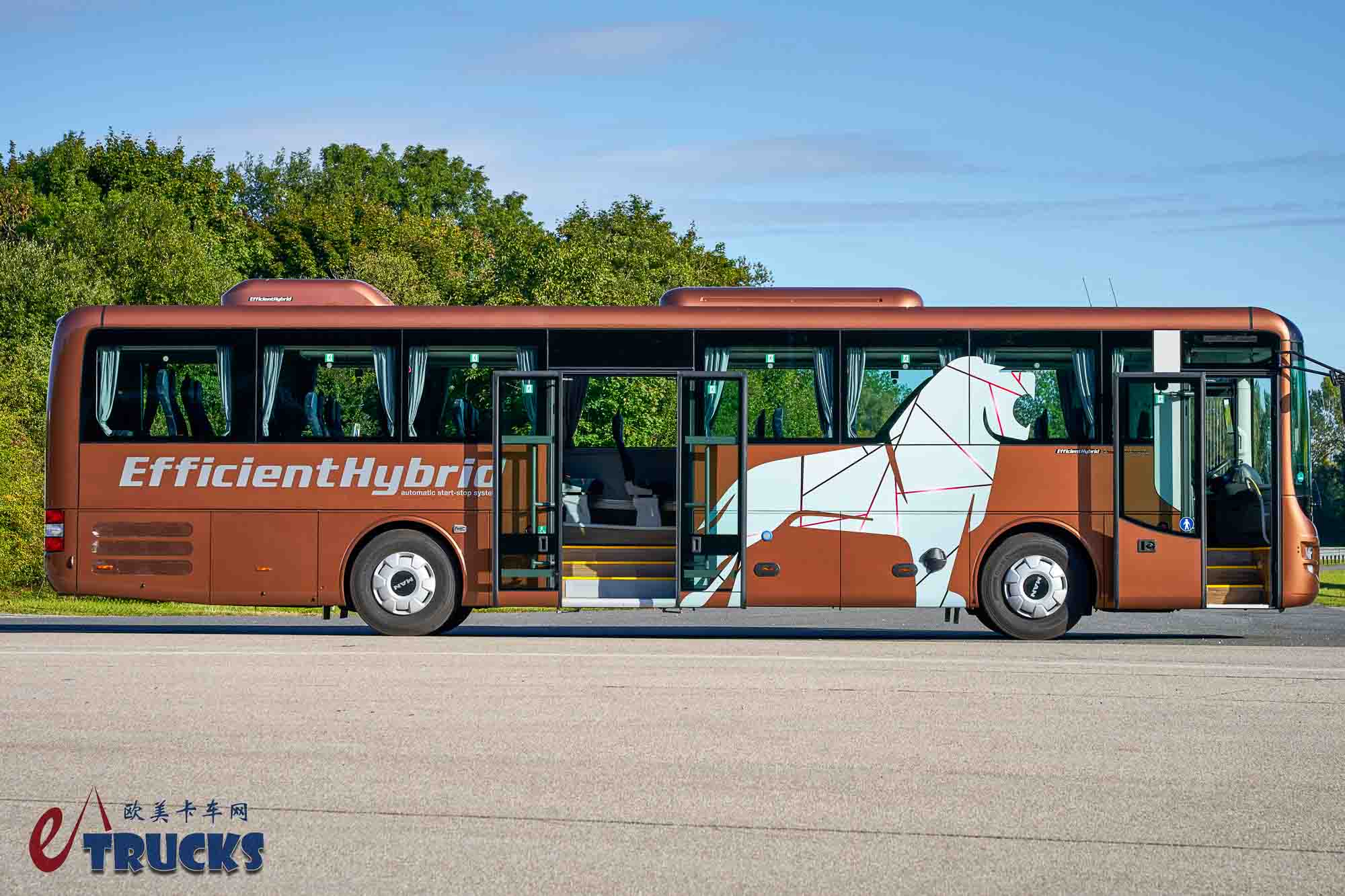 2025Busworld客车展｜EfficientHybrid高效混动加持，曼恩Lion’s Intercity城际客车上新