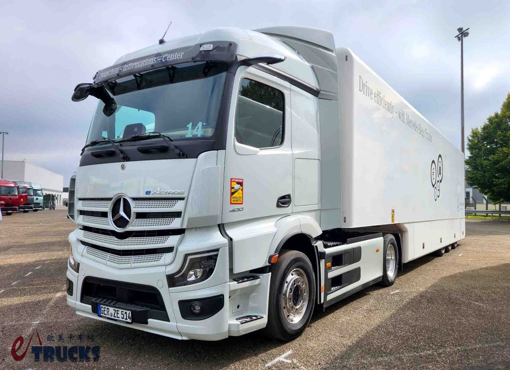 旗舰车型技术下放，奔驰发布全新一代eActros 400电动卡车