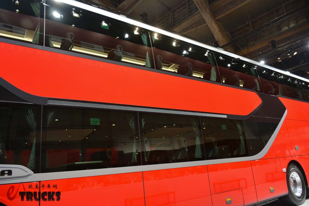 2025Busworld客车展｜双层豪华大巴巅峰水准！厨房卫生间全都有？展会实拍赛特拉S 531 DT双层巴士