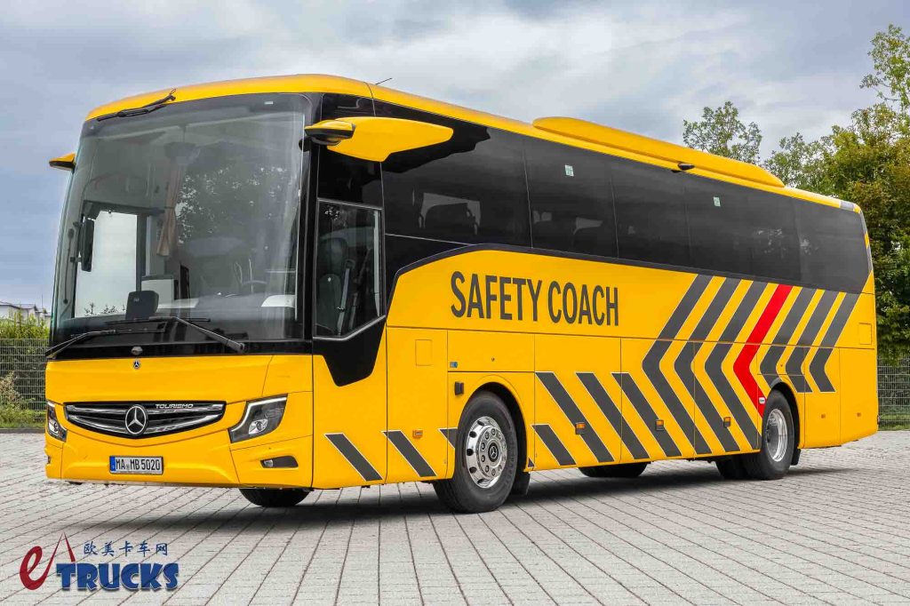 2025Busworld客车展｜它是最安全的豪华巴士？十余项主动安全功能加身，奔驰Tourismo Safety Coach来袭