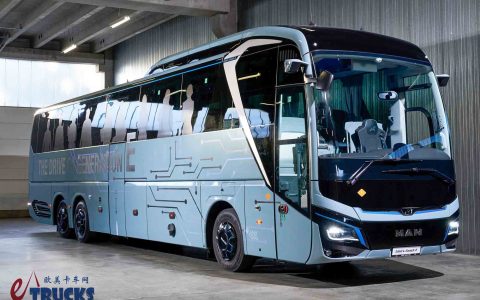 2025Busworld客车展｜续航高达650公里？曼恩Lion’s Coach 14E纯电动旅游巴士来袭！和国产比起来如何？