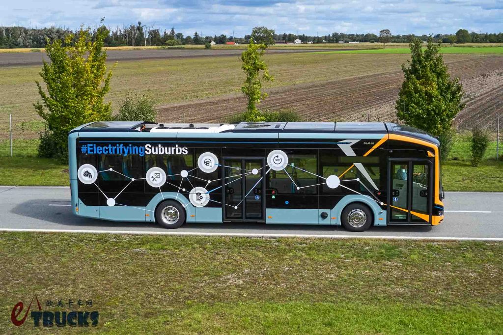 2025Busworld客车展｜纯电动城市客车“换皮”？城乡通用的曼恩Lion’s City E LE纯电动客车