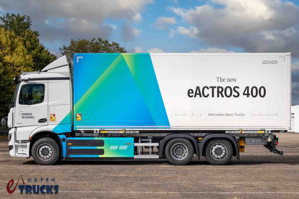 旗舰车型技术下放，奔驰发布全新一代eActros 400电动卡车