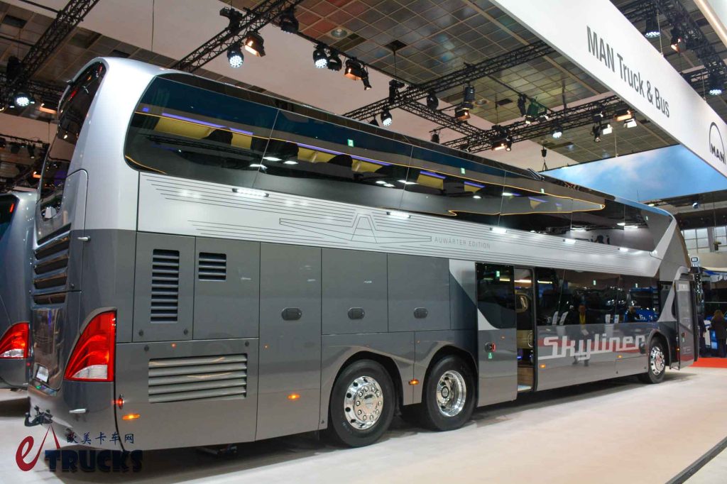 2025Busworld客车展｜尼奥普兰巅峰之作，全球限量30台！Auwärter版Skyliner双层豪华巴士来袭，都有哪些不一样？