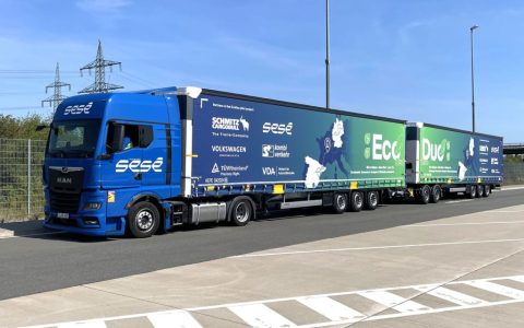 Schmitz Cargobull发布32米长车队测试成果：燃油节省和排放减少显著