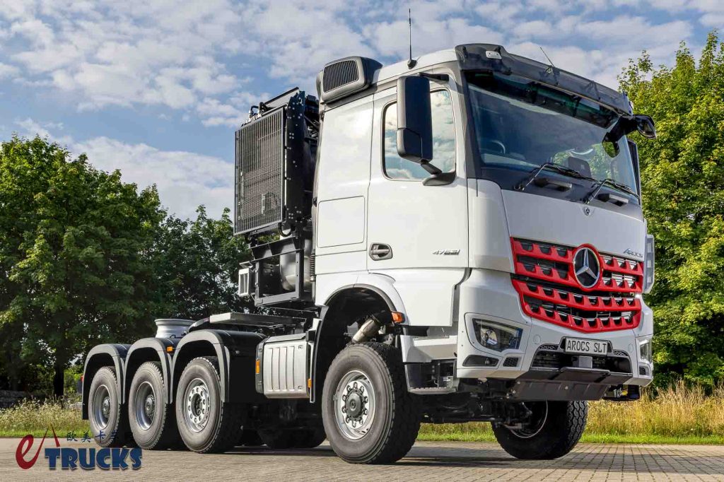 能牵引500吨！定制驾驶室+大件包规格，这台奔驰Arocs大件车不一般