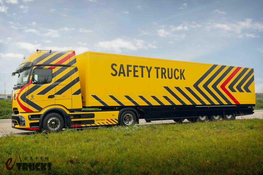 电动时代的卡车安全革命？奔驰推出eActros 600 Safety Truck安全卡车