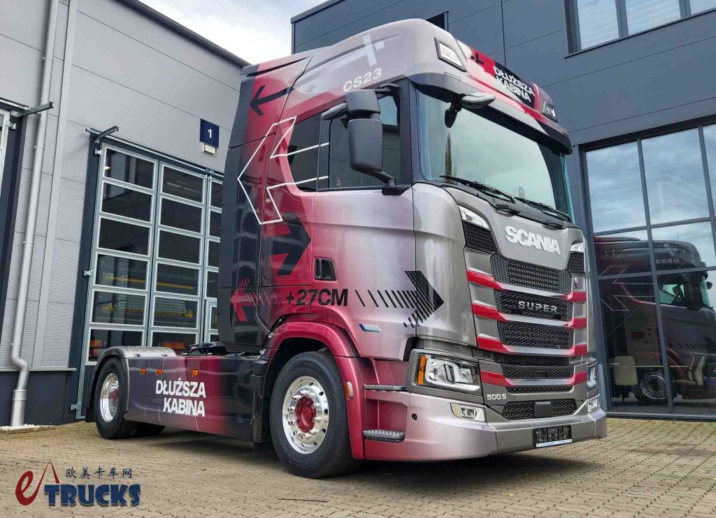 斯堪尼亚也玩生活舱？加大驾驶室+微波炉，还有咖啡机！这台500 S牵引车不一般