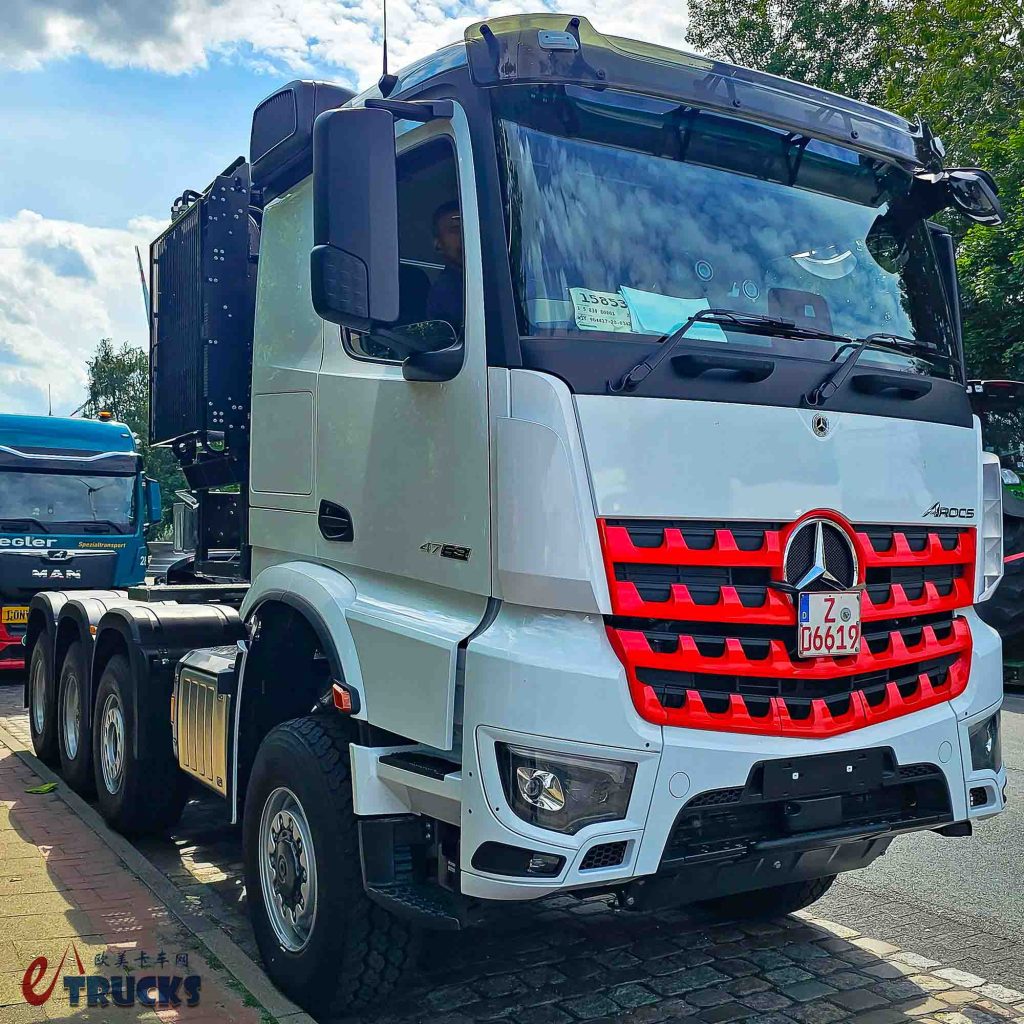 能牵引500吨！定制驾驶室+大件包规格，这台奔驰Arocs大件车不一般
