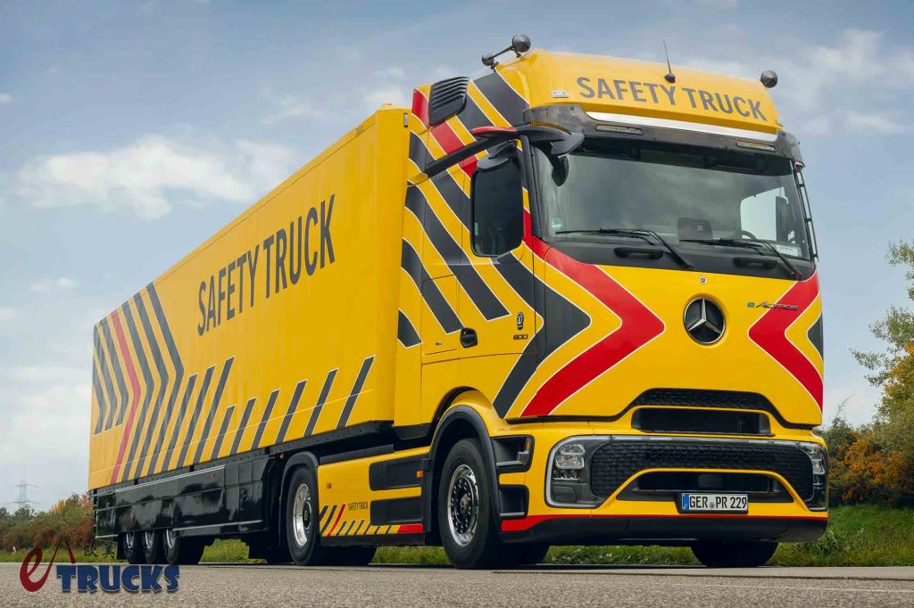 电动时代的卡车安全革命？奔驰推出eActros 600 Safety Truck安全卡车