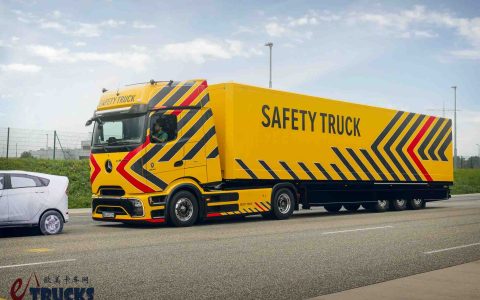 电动时代的卡车安全革命？奔驰推出eActros 600 Safety Truck安全卡车