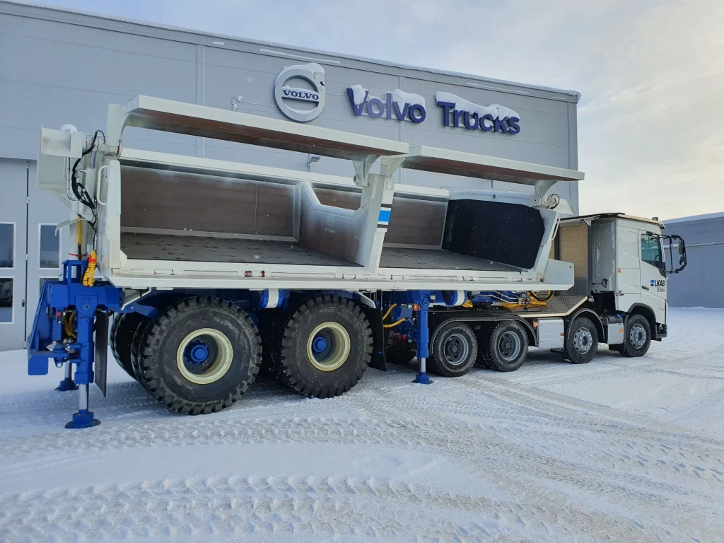 单桥30吨重量？BPW展示逆天自卸挂车