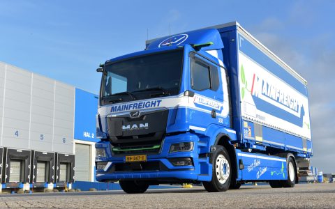 Mainfreight公司率先在荷兰启用MAN eTGS厢式货车