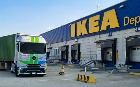 宜家在意大利部署eActros 600电动牵引车队，构建可持续运输体系