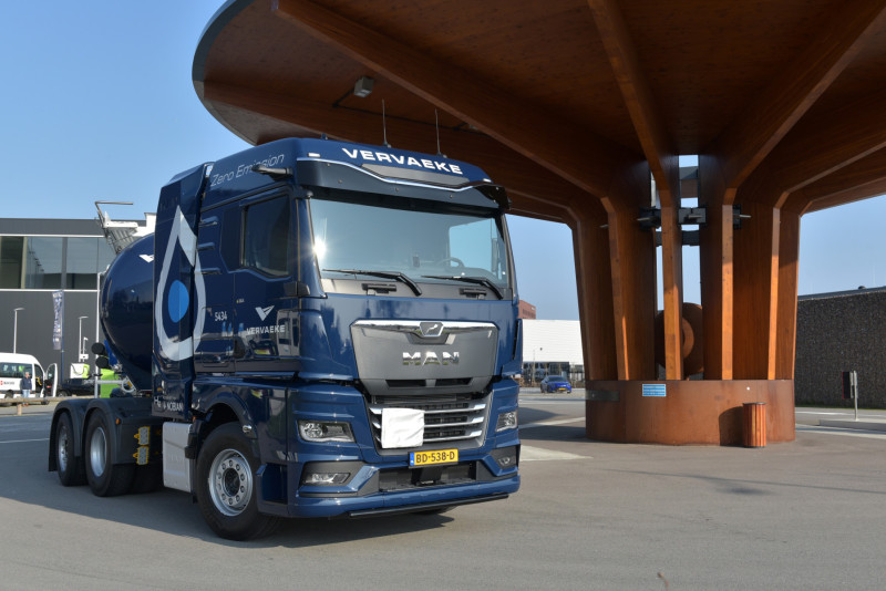 VERVAEKE引入MAN hTGX氢燃料卡车:欧洲首辆获ADR认证的零排放重型车