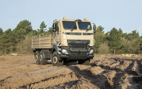 DAF、太拖拉与VDL联合展示军用6x6卡车