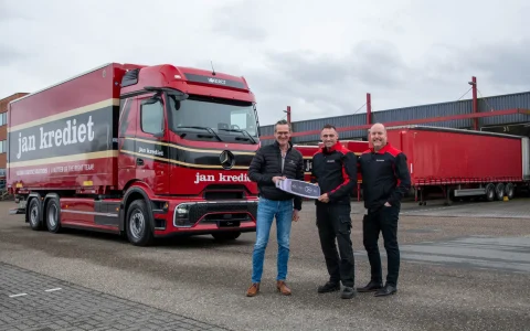 荷兰Jan Krediet启用奔驰eActros 600，家具物流迈入零排放时代