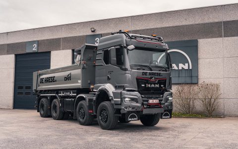 荷兰De Haese B.V. 购入曼恩TGS 41.540 Individual Lion S 8×8自卸车