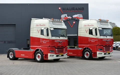 Maurang Transporten迎来双辆MAN D30 PowerLion牵引车，开启新篇章