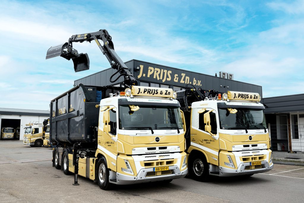 J. Prijs & Zn. 启用沃尔沃电动FMX卡车,进军阿姆斯特丹