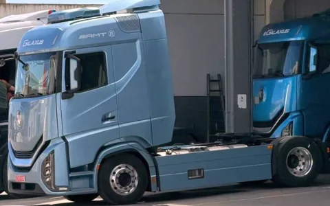 福田Galaxus R9现身欧洲道路：首批车型已在西班牙上路