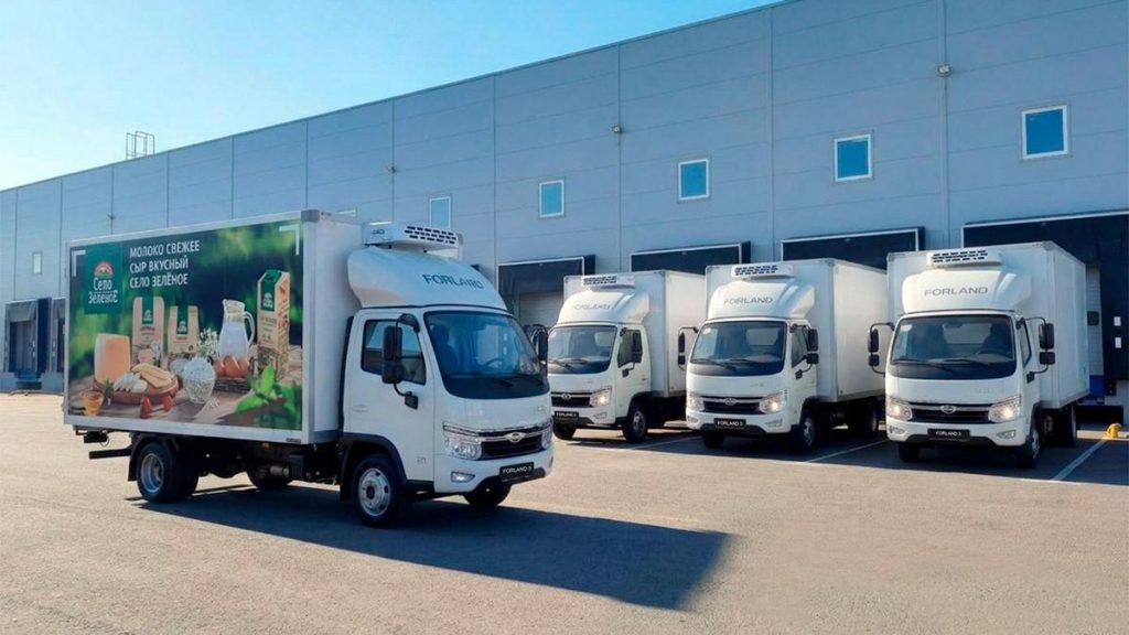 俄罗斯乳业巨头“Milkom”增购10辆FORLAND 3冷藏车