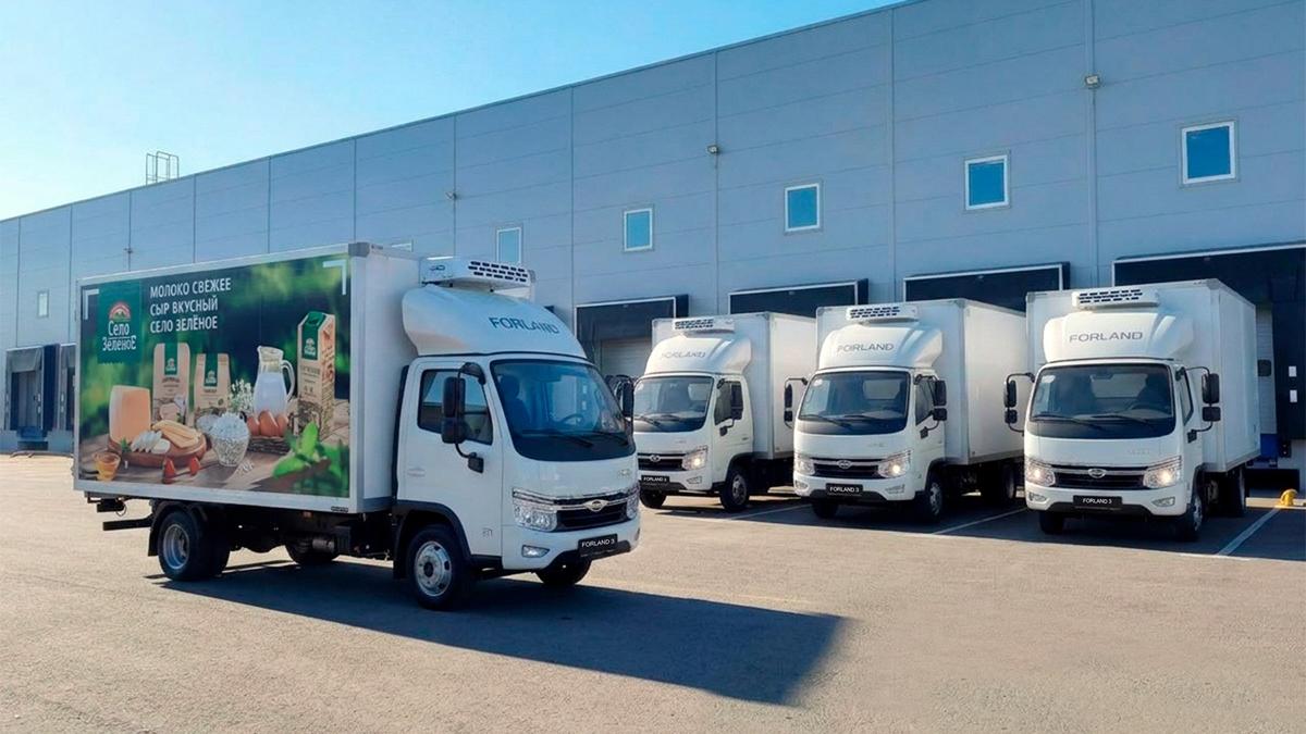 俄罗斯乳业巨头“Milkom”增购10辆FORLAND 3冷藏车