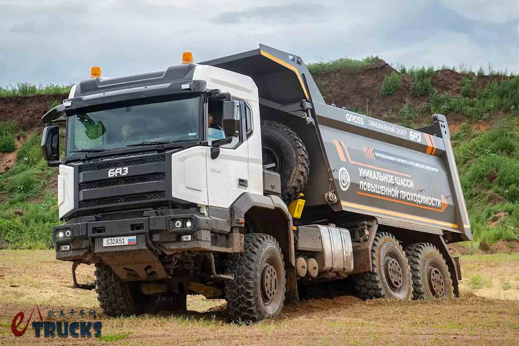6x6+独立悬挂，军工背景的越野卡车！俄罗斯BAZ S36A51卡车听说过没？